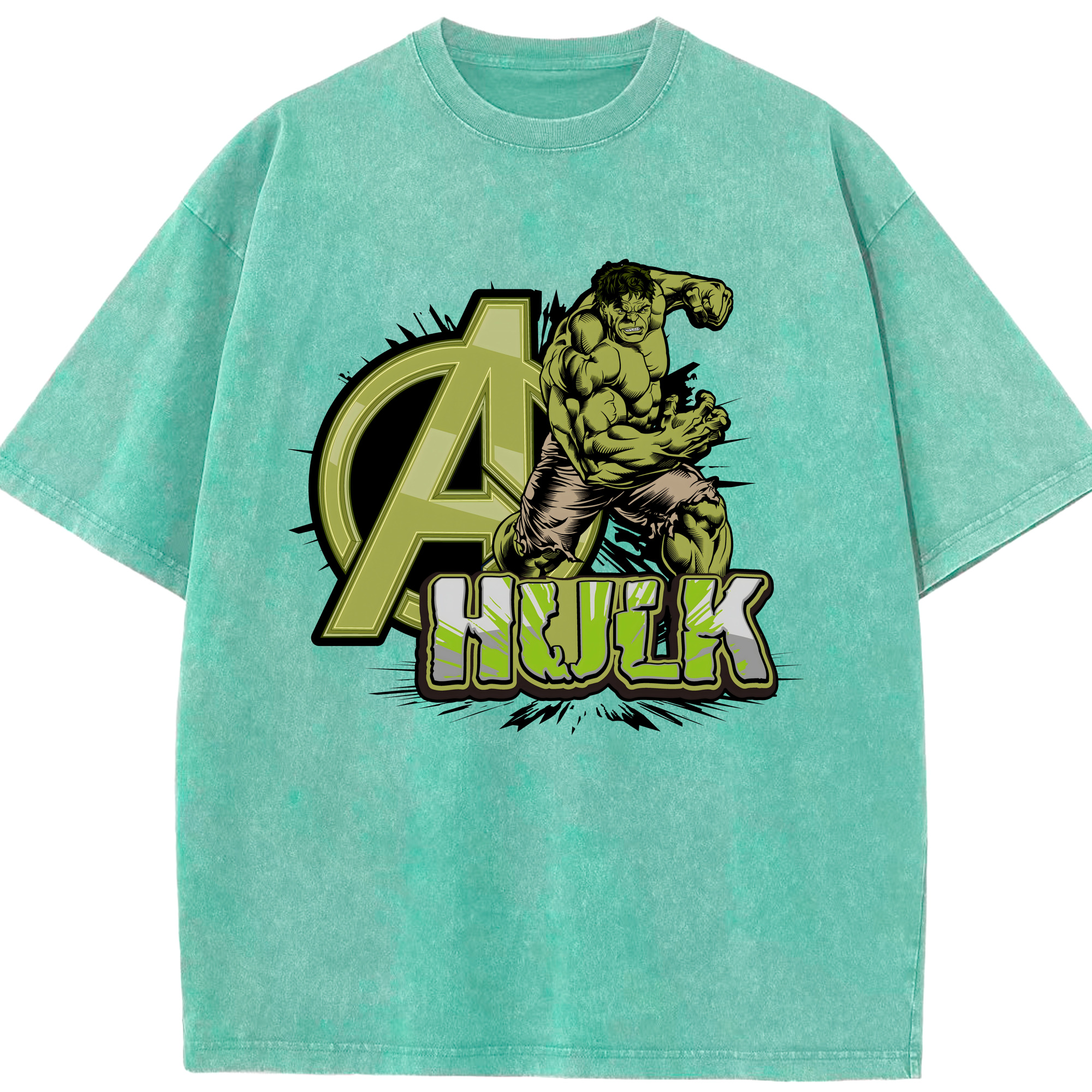 （画像用） アベンジャーズ The Avengers 綿100% ヴィンテージ風 半袖Tシャツ（フロントプリント）